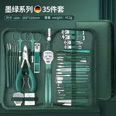 Großhandel Nagelzange Set 35-teilig, Nagelpflegezubehör, Adlerkopfzange, professionelle Nagelschere, komplettes Set zur Entfernung von Nagelhaut