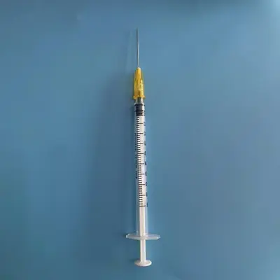 Einweg-Veterinärspritze, klein, mit Gummistopfen - 8
