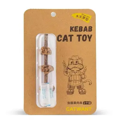 Interactive Catnip Toy with Gall Fruit Leaf - 8