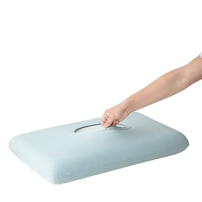 Ice silk pillowcase, breathable, memory foam compatible