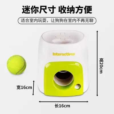 Automatic Pet Ball Launcher with Tennis Balls - 9