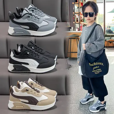 Jungen-Sportschuhe, weiche Sohle, rutschfest, leicht
