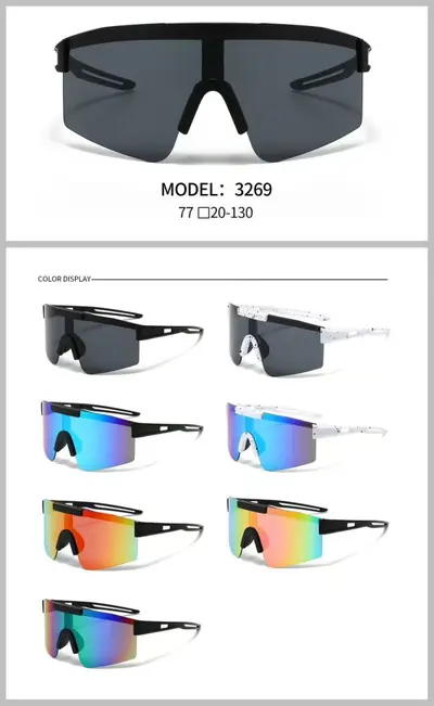 Damen-Radbrille mit UV-Schutz und Windschutz - 11