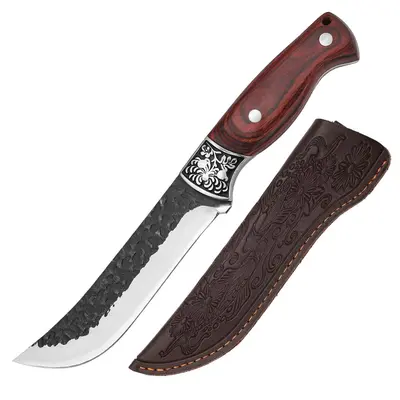Yangjiang Metzgermesser-Set, handgeschmiedet, Hammerschlag - 12