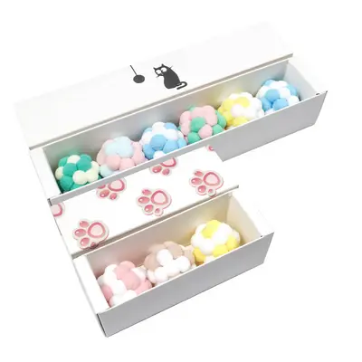 Cat Ball and Teaser Wand Set, Chew Toy for Kittens - 6