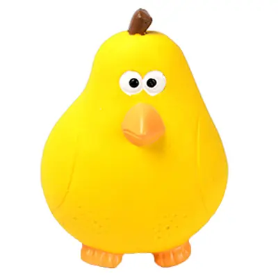 Qmonster Latex Squeaky Dog Toy, Bite-Resistant for Small and Medium Dogs - 6