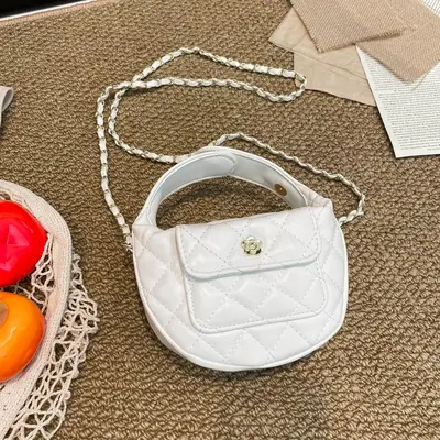 Women's PU Handbag with Diamond Quilted Pattern, Single Shoulder Crossbody Bag 2025 - 5