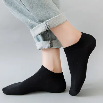 Unisex Thin Invisible Short Socks, Four Seasons, Disposable