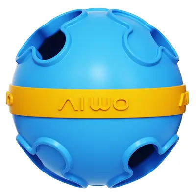 Silicone Slow Feeder Dog Toy, Interactive Treat Dispenser, Chew-Resistant