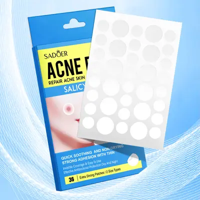 SADOER Hydrocolloid Acne Patch, Invisible, for Face