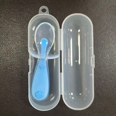 Silicone Soft Baby Spoon for Newborns, Training Feeding Spoon 6 Months+ - 7