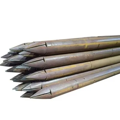42 mm Perforated Steel Grouting Pipe for Pile and Tunnel Slope Support