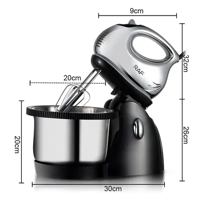 Mini egg beater and dough mixer baking machine RAF - 4