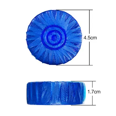 Blue Bubble Toilet Cleaning Tablets, 10-Pack, Odor Removal, Fresh Scent - 4