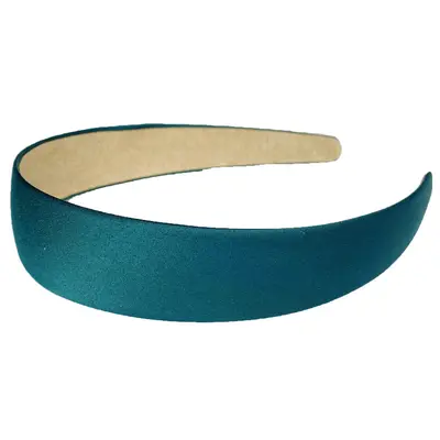 3 cm Polyester Headband, Solid Color, Wide-Edge Fabric Hair Band - 12
