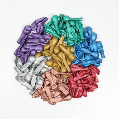 5 Inch Macaron Grid Matte Balloons Party Decoration - 8