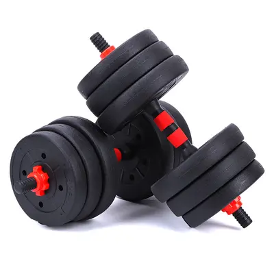 Adjustable Cement Dumbbell Fitness Training Equipment Set Dorm Dumbbell Combination Variable Barbell Rubber Coated Dumbbell for Men - 5