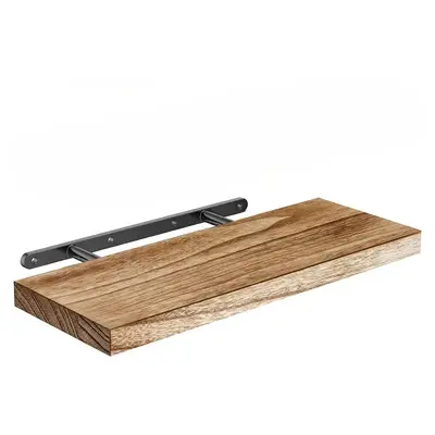 Wooden Floating Wall Shelf for Living Room and Bedroom - 7