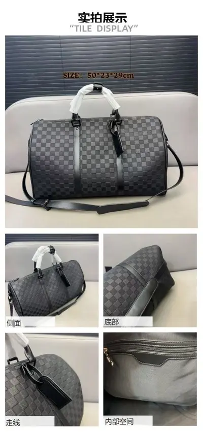 Keepall 50 Reisetasche, großes Fassungsvermögen Handtasche - 12