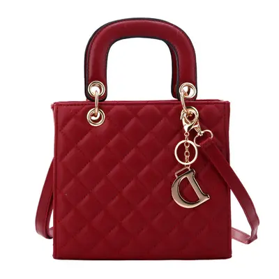 Women's Princess Diana Handbag, Diamond Quilted Chain Small Crossbody Bag - 6