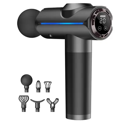 Handheld Fascia Massage Gun with LCD Screen, Percussion Muscle Relaxation - 7