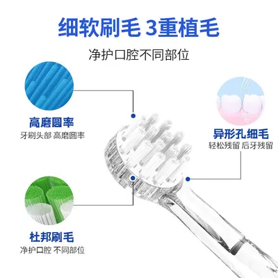 Replacement Brush Heads for Oral-B D12/D16 Electric Toothbrushes, 2258 - 6