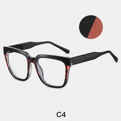 87296 Anti-Blue Light Square TR90 Eyeglass Frame - 9