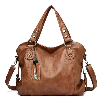 Women's Tassel Shoulder Bag, Large Capacity, Autumn Style - 8