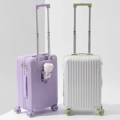 20 Inch Lightweight Silent Wheel Cabin Suitcase with Combination Lock - 3