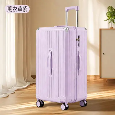 24 Inch Lightweight Trolley Suitcase with 360° Wheels and Combination Lock - 13