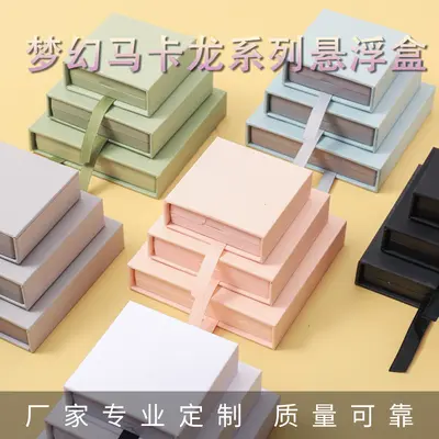 Portable PE Film Jewelry Storage Box with Drawer Jewelry Necklace Packaging Box Jewelry Storage Box Anti-oxidation Wholesale