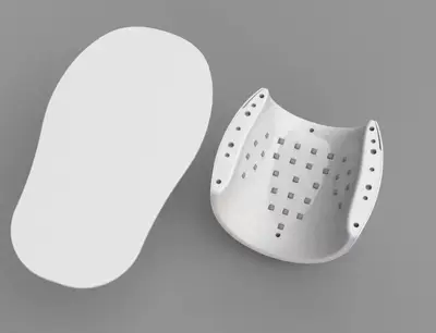 Hersteller Großhandel grenzüberschreitend neue Nagellampe Pantoffel Design Nagel-Phototherapie-Maschine Lampe Hand- und Fußnagel Trockner