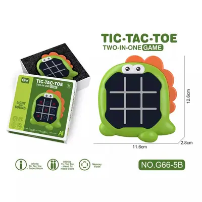 Children's Tic-Tac-Toe Memory Game Machine, Single and Two Player - 2