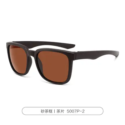 Men's Classic Square Frame Polarized Sunglasses with Sun Protection - 8