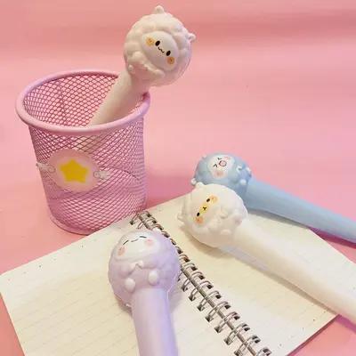 Sheep-Shaped Slow Rebound Stress Relief Gel Pen