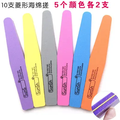 Nail polishing kit, sponge files and buffer strips - 11