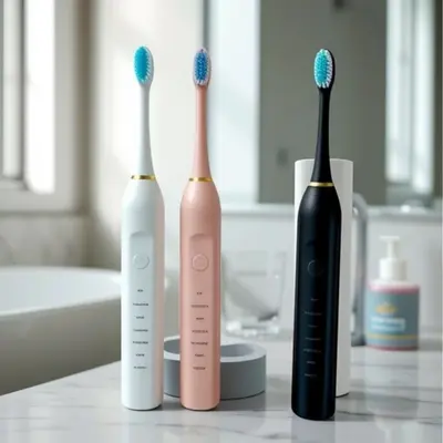 Smart electric toothbrush, 6-speed, rechargeable, soft bristles - 3
