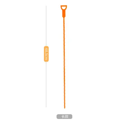 Hand-Crank Toilet and Sink Drain Unclogger, Pipe Cleaner - 8