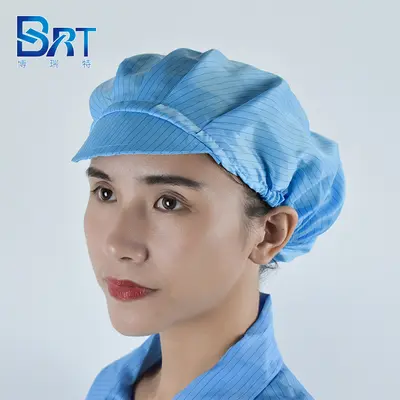 Anti-Static Work Cap, Mesh Breathable, Dustproof Clean Room Cap - 3
