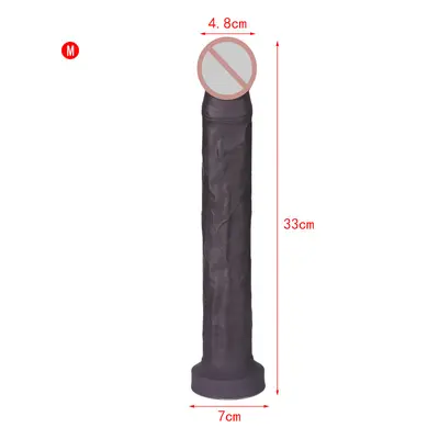 Yumuşak silikon penis, çift sertlikli, yetişkin ürünü - 9
