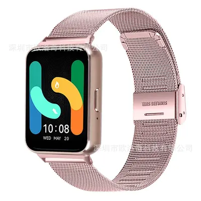 Milanese Mesh Strap for Samsung Galaxy Fit3, SM-R390, Stainless Steel Buckle - 9