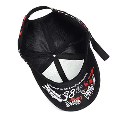 Special graffiti style baseball cap street hip-hop personality European and American trend punk sunshade sun protective baseball cap