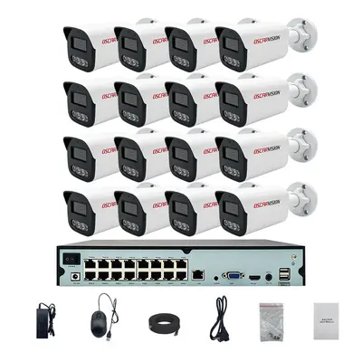 PoE Überwachungskamera-Set hochauflösend intelligente Nachtsicht Außenbereich wasserdicht komplettes Set Videoaufzeichnungs- und Überwachungsausrüstung - 13