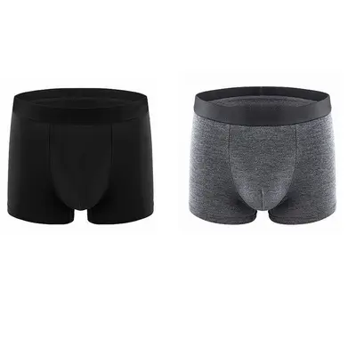 Men's Cotton Boxer Briefs, Summer Thin Breathable Style - 11