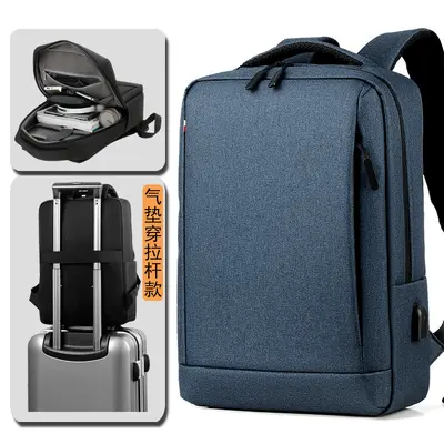 Cross-border business backpack men's premium daily waterproof computer backpack men's student school bag large capacity customization - 12