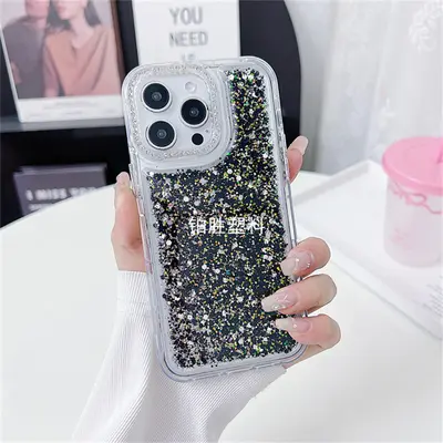 亚马逊适用于苹果IPhone 14新款闪粉14 Plus透明防摔14 Pro手机壳 - 7