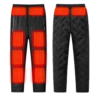 Smarte beheizbare Hose aus Lammfell, 5V Powerbank, Winter