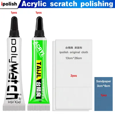 Acrylic Scratch Remover Paste, Watch Crystal and Plastic Polishing