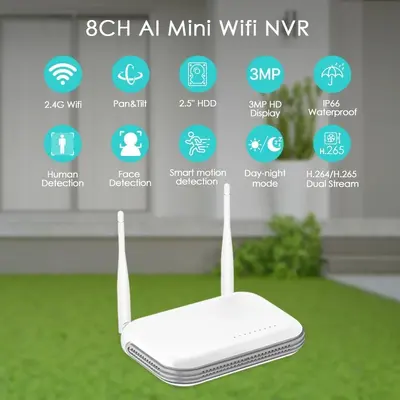 Xiongmai ICSEE NVR 8 kanallı video kaydedici ev gözetimi xmeye - 2