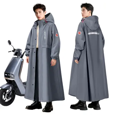 Full body raincoat for motorcycle and bicycle